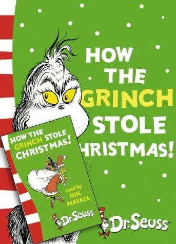 Cover of How the Grinch Stole Christmas! by Dr. Seuss, Rik Mayall